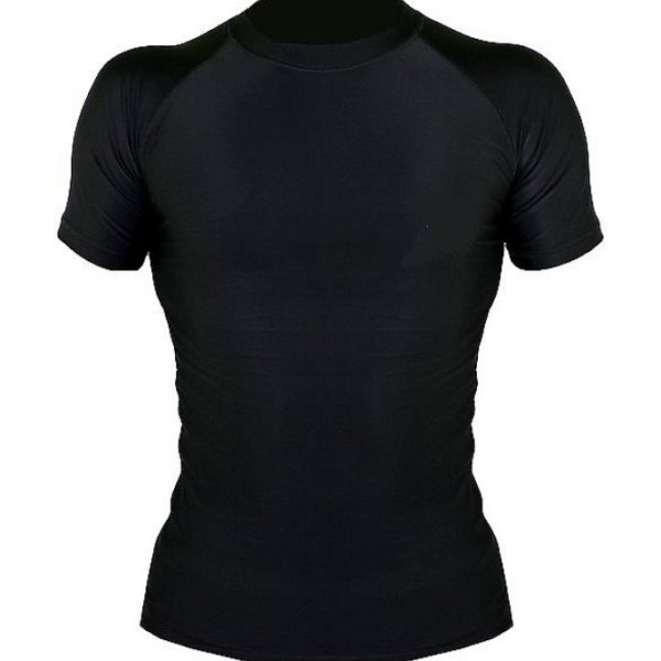 Рашгард кор.рукав Rusco Sport ONLY BLACK, взрослый